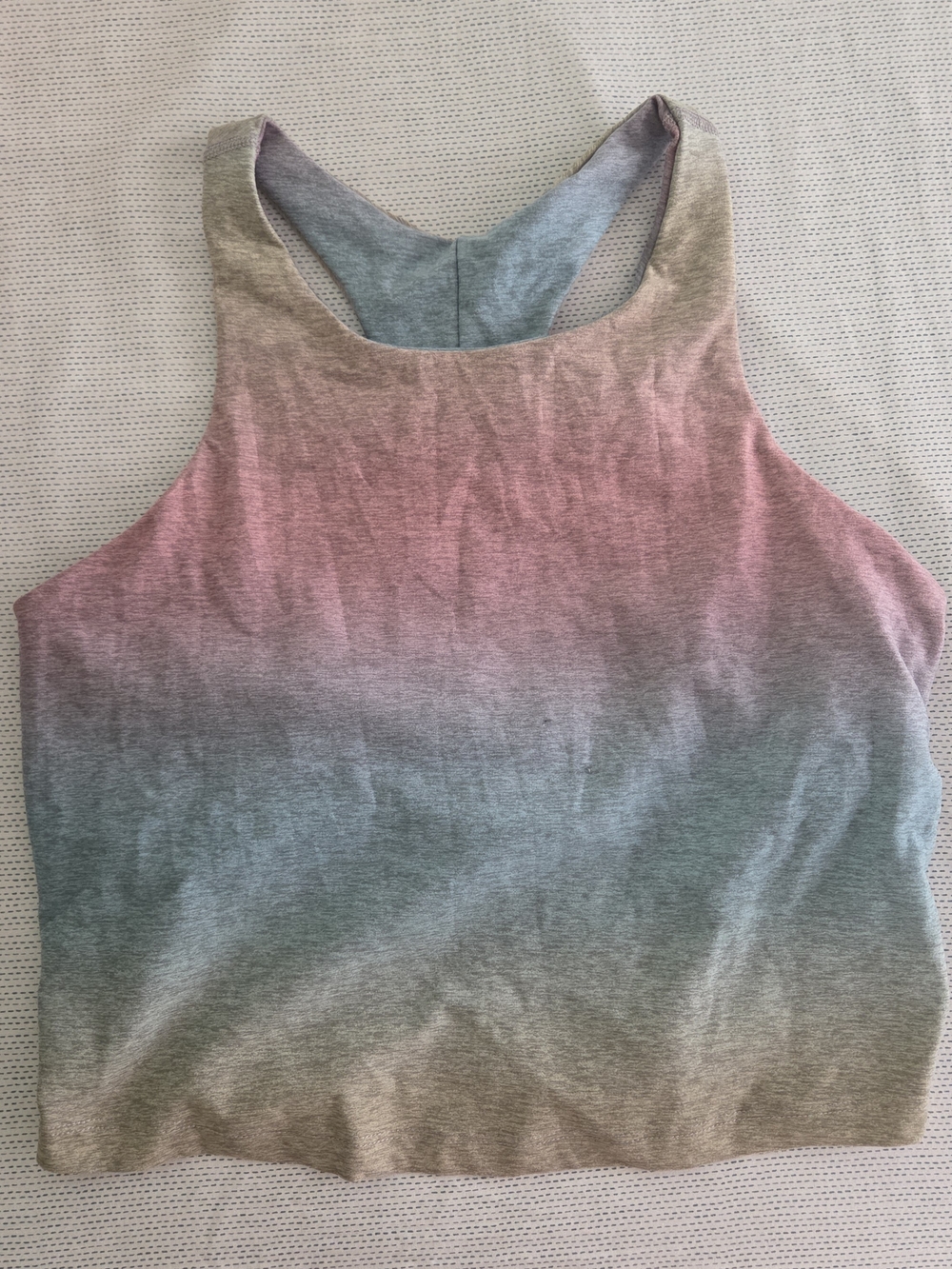 Beyond Yoga Ombre Racerback Crop Top - Pink, Green